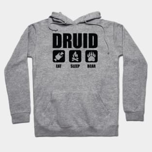 DRUID Eat Sleep Bear Hoodie